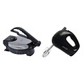 BRENTWOOD APPLIANCES 8 Nonstick Electric Tortilla Maker with 5-Speed Electric Hand Mixer, Black / Silver (843631151853)