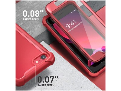 i-Blason Ares Red Case for iPhone 7/8/SE, 2nd Generation (iPhone7/8-Ares-SP-MetallicRed)