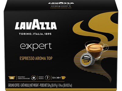 Lavazza Expert Caffe Aroma Top, Capsule, Medium Roast, 36/Box (1953001317)