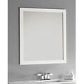 Simpli Home Cape Cod Large 32 x 34 Bath Vanity Décor Mirror in Soft White (4AXCVCCW-3234M)