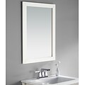 Simpli Home Chelsea 22 x 30 Bath Vanity Décor Mirror in Soft White (NL-ROSSEAU-M-3A)