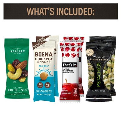 Break Box Pros Vegan Snack Box, 15/Box (700-S0126)
