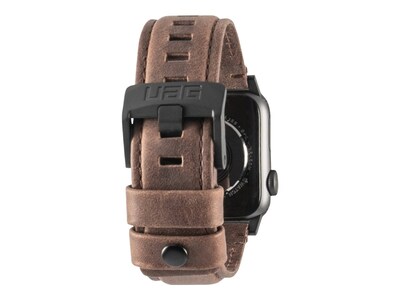UAG Apple Watch Band 40mm 38mm, Series 6/5/4/3/2/1/SE - Leather Brown Wristband (19149B114080)