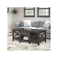 Bush Furniture Key West 47 x 24 Coffee Table, Dark Gray Hickory (KWT148GH-03)