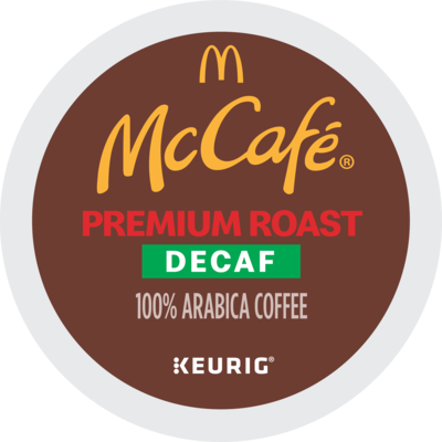 McCafe Premium Roast Decaf Coffee, Keurig® K-Cup® Pods, 96/Carton (080443)