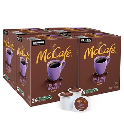 McCafe French Roast   Coffee, Keurig® K-Cup® Pod, Dark Roast, 96/Carton (080429)