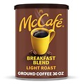 McCafe Breakfast Blend Ground Coffee, Light Roast, 30 Oz. (071526)