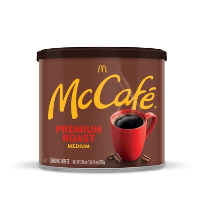 McCafe Premium Roast Arabica Ground Coffee, Medium Roast, 30 Oz. (071519)