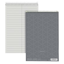 TOPS Prism Steno Pads, 6 x 9, Gregg Ruled, Gray, 80 Sheets/Pad, 4 Pads/Pack (80274)