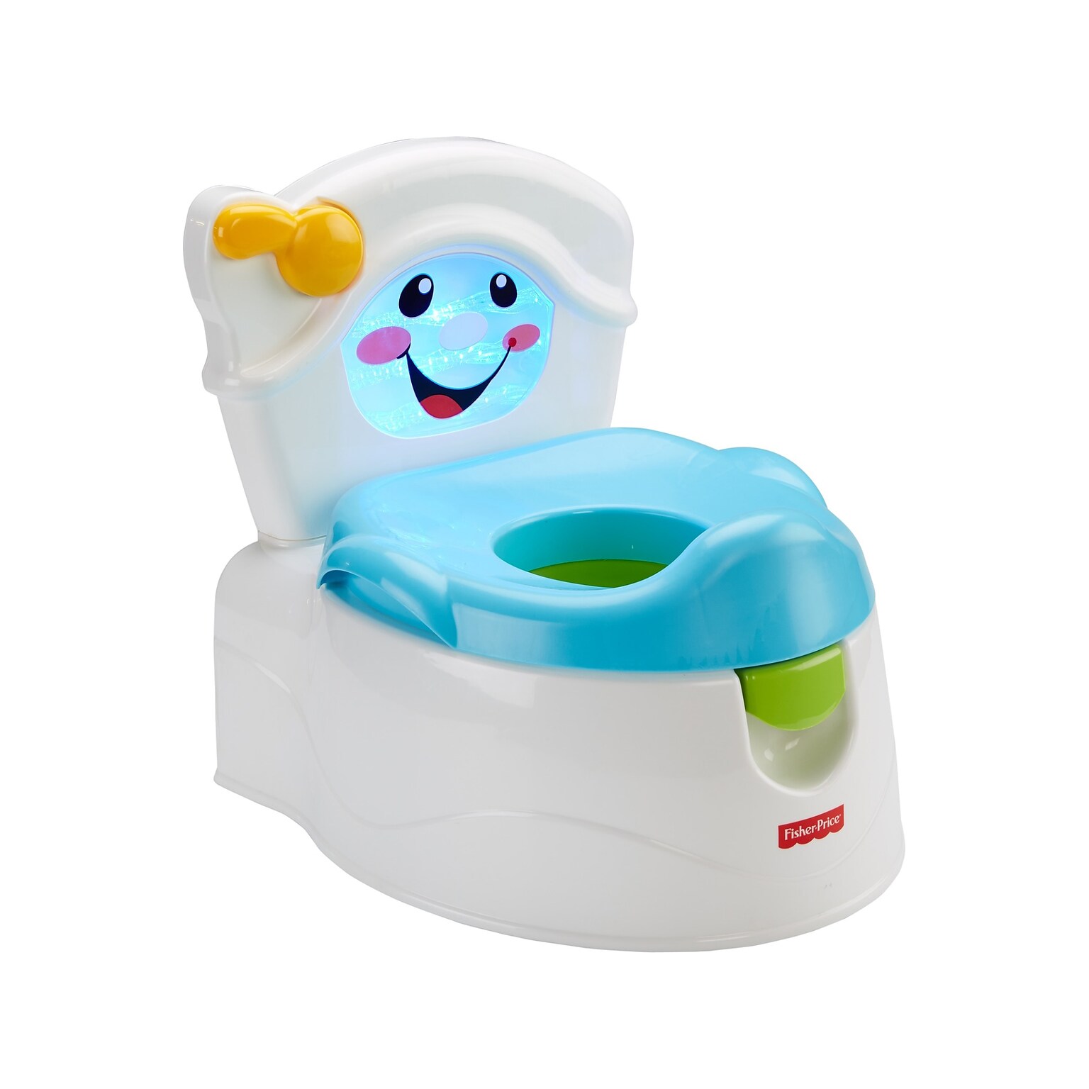 Fisher-Price Learn-to-Flush Potty, White/Blue (X7306)