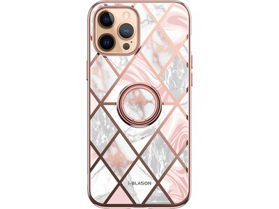 i-Blason Cosmo Marble Pink Snap Case for iPhone 12 Pro Max (iPhone2020-6.7-CosSnap-Marble)