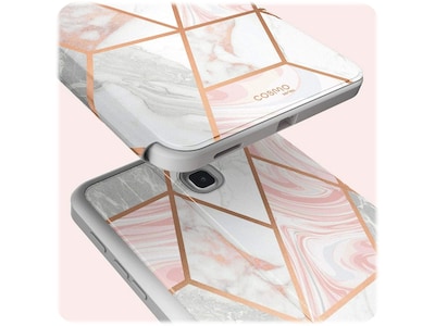 i-Blason 2018TabA-8.0-Cosmo-SP-Marble Cosmo Thermoplastic Polyurethane (TPU) Cover for 8" Samsung Galaxy Tab A, Marble Pink