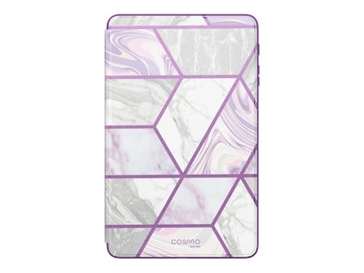 i-Blason 2019TabA-10.1-Cosmo-SP-Ameth Thermoplastic Polyurethane (TPU) Cover for 10.1 Samsung Galaxy Tab A, Purple Marble
