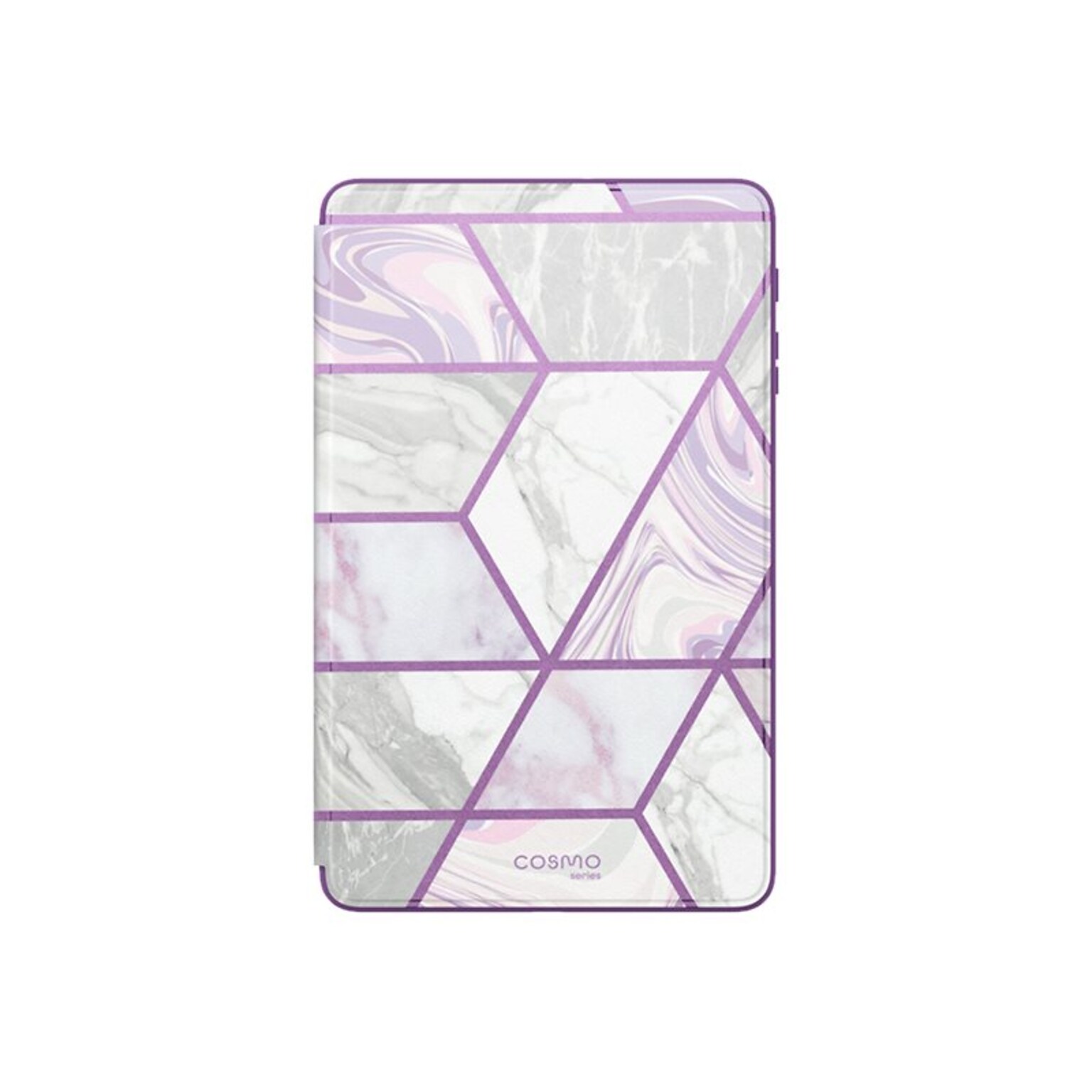 i-Blason 2019TabA-10.1-Cosmo-SP-Ameth Thermoplastic Polyurethane (TPU) Cover for 10.1 Samsung Galaxy Tab A, Purple Marble