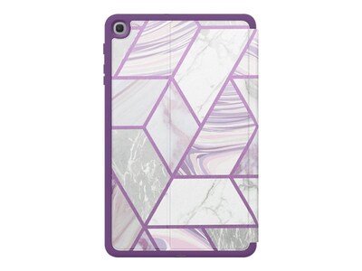 i-Blason 2019TabA-10.1-Cosmo-SP-Ameth Thermoplastic Polyurethane (TPU) Cover for 10.1" Samsung Galaxy Tab A, Purple Marble