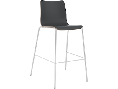 HON Ruck Modern Laminate Counter Stool, Charcoal (HRUCK5L.S.PR8)