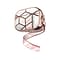 i-Blason Cosmo Case for Apple AirPods Pro, Marble Pink (AirPodsPro2019-Cosmo-Marble)