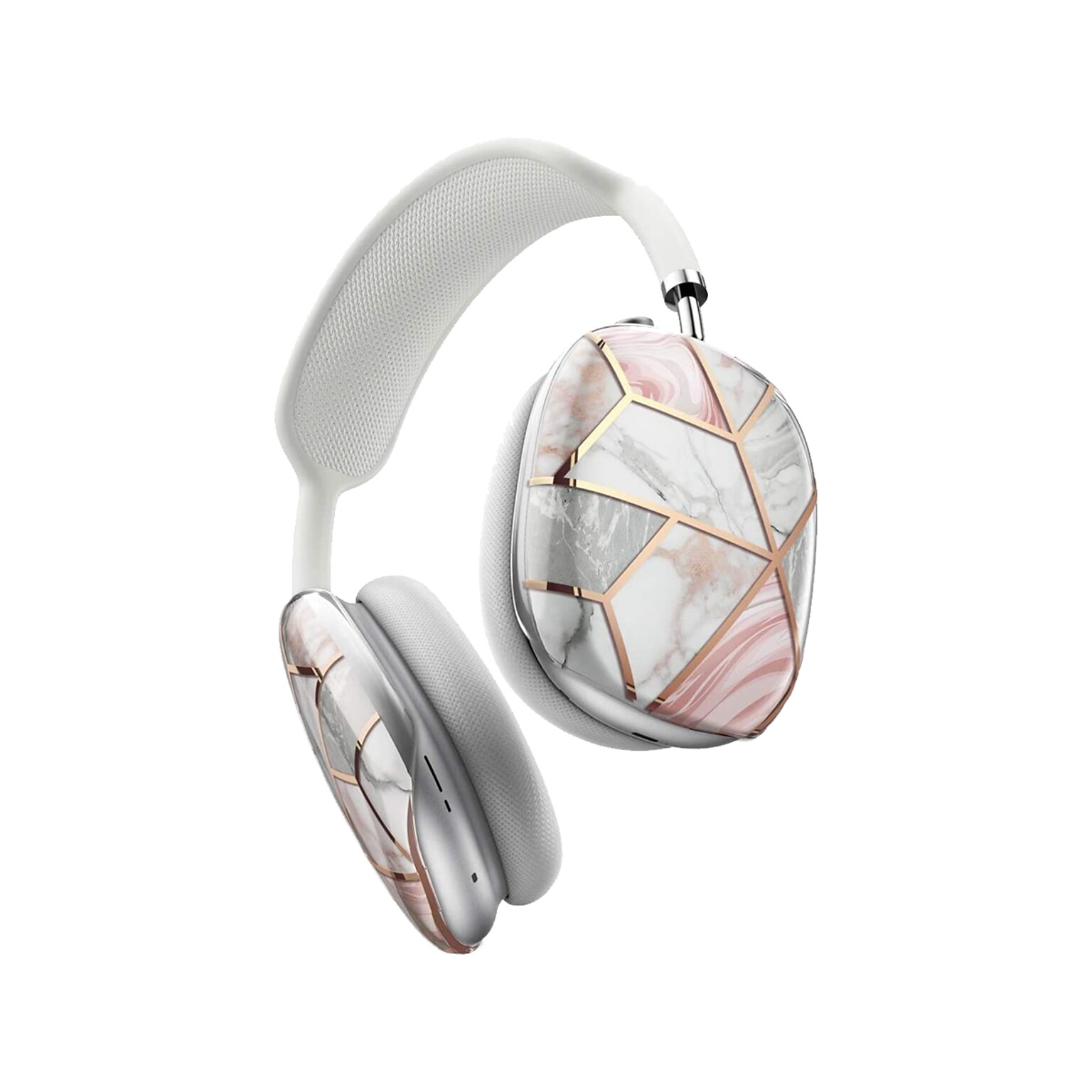 i-Blason Cosmo Case for AirPods Max, Marble Pink (AirPodsMax2020-Kits-Cosmo-Marble)