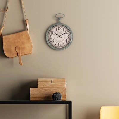 La Crosse Technology Quartz Wall Clock, 12.5" x 9" x 2.1" (404-3828)