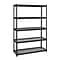 Iron Horse 2300 lb. Wire Rivet Series 5-Shelf Metal/Wire Deck Shelving Unit, 48W, Black (22131)