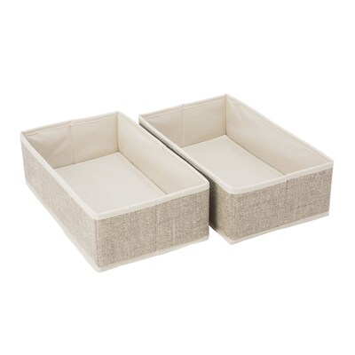 Simplify Drawer Organizer, 2 Piece, Beige (25514-FEJ)