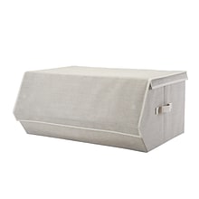 Simplify Collapsible Storage Chest, Extra Large, Faux Jute (26376-FEJ)