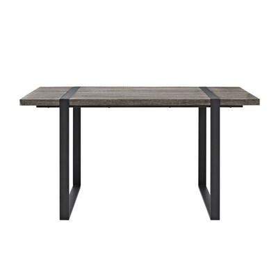 Walker Edison 60 Urban Blend Wood Dining Table - Charcoal (SPW60UBTCL)