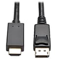 TrippLite DisplayPort 1.2 to HDMI Active Adapter Cable M/M, Black (P582-003-V2-ACT)
