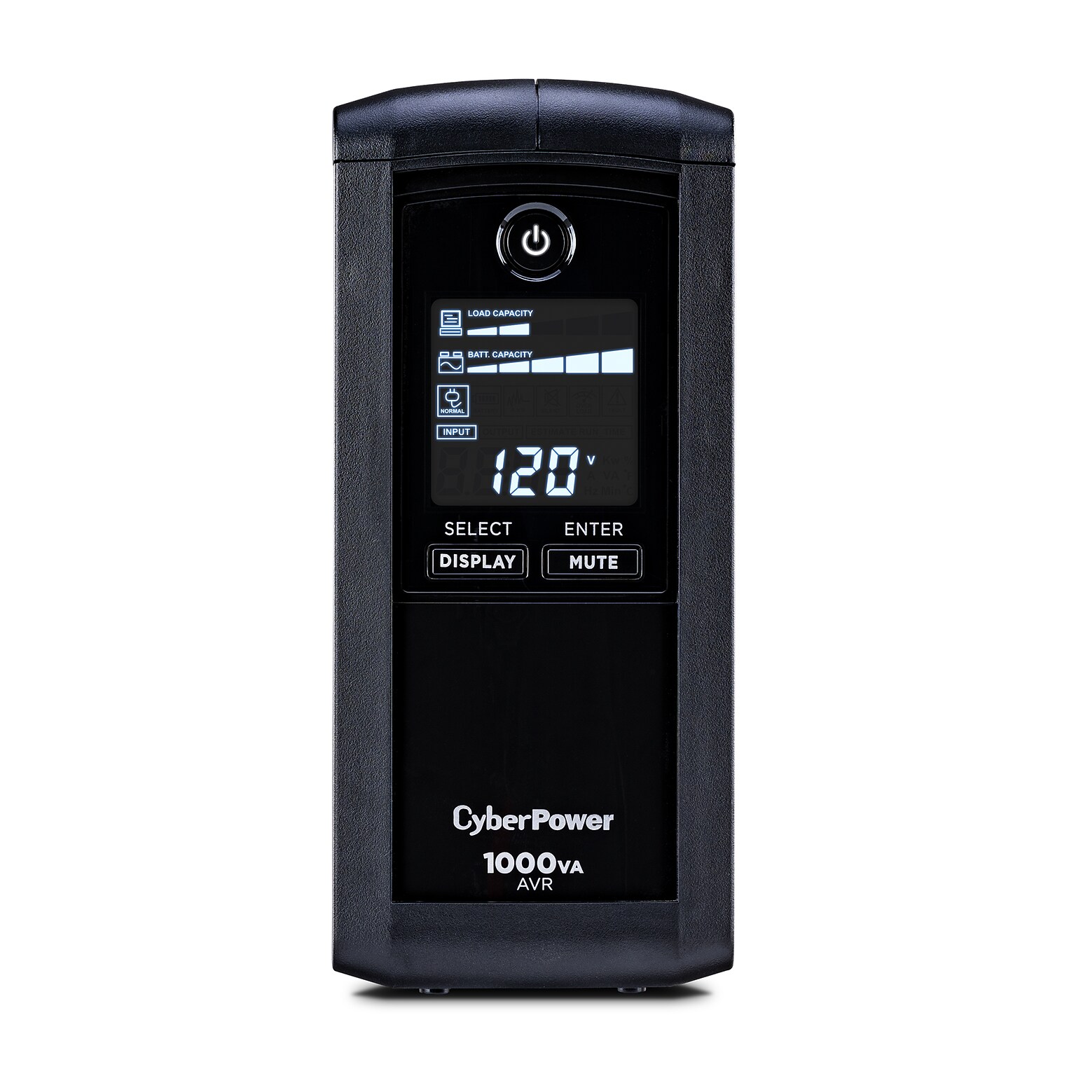 CyberPower Intelligent 1000VA UPS Battery Backup and Surge Protector, 9-Outlets, Black (CP1000AVRLCD)