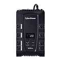 CyberPower Intelligent LCD 600VA UPS, 8-Outlets, Black (CP600LCD)