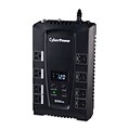 CyberPower Intelligent LCD 600VA UPS, 8-Outlets, Black (CP600LCD)