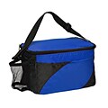 Natico Blue and Black Polyester Insulated Cooler Bag (60-LN-16BL)