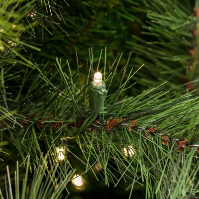 Fraser Hill Farm 6.5 Ft. Canyon Pine Christmas Tree with Smart String Lighting (FFCM065-3GR)