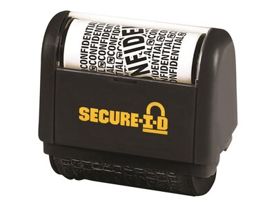 Cosco SecureID Roller Stamp, Confidential, Black Ink (035510)