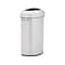 Rubbermaid Refine Stainless Steel Indoor Trash Can with Open Lid, 21 Gallon, Silver (2147582)