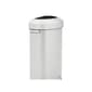 Rubbermaid Refine Stainless Steel Indoor Trash Can with Open Lid, 21 Gallon, Silver (2147582)