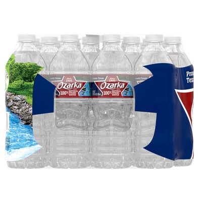 Ozarka 100% Natural Spring Water, Regular Flavor, 16.9 oz.,  24/Carton (11476724)