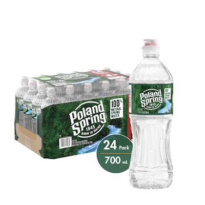 20 Ounce Bottled Spring Water  Poland Spring® Brand 100% Natural