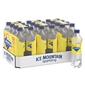 Ice Mountain Sparkling Water, Lively Lemon, 16.9 oz. Bottles, 24/Carton (12349521/121297)