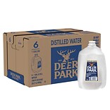 Deer Park Distilled Water, 1-Gallon Plastic Jugs, 6/Carton (11475171)