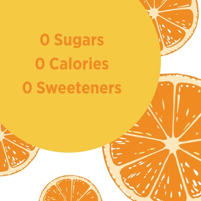 Poland Spring Orange Flavored Sparkling Water, 16.9 oz., 24/Carton (12349571/122060)