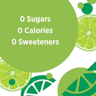 Poland Spring Zesty Lime Flavored Sparkling Water, 16.9 oz., 24/Carton (12349570/122058)