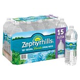 Zephyrhills 100% Natural Spring Water, Regular Flavor, 33.8 oz. Plastic Bottles, 15/Carton (11475332