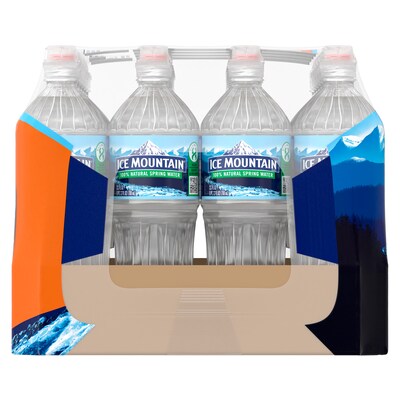 Ice Mountain Sport Cap 100% Natural Spring Water, 23.7 oz., 24/Carton (12087164)