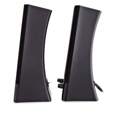 V7 USB Powered Stereo Speakers, Black (SP2500-USB-6N)