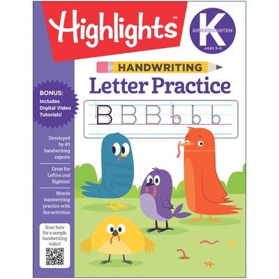 Highlights Handwriting Letter Practice For Kindergarten