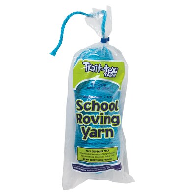 Trait-tex 3-Ply School Roving Yarn Skein, Light Blue, 8 oz., 150 Yards, (PAC0007161)