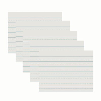 Pacon Newsprint 11 x 8 1/2 Handwriting Paper, White, 500 Sheets/Pack, 5 Packs/Bundle (PAC2621-5)