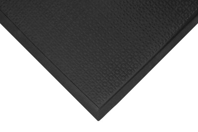 M+A Matting DuraComfort Nitrile Rubber Anti-Fatigue Mat, 58 x 33.75, Black (465035000)