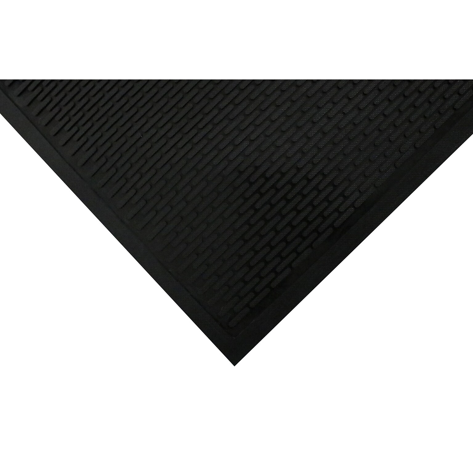 M + A Matting SuperScrape Commercial Outdoor Scraper Floor Mat, 2.83 x 9.25, Black (5550310100)